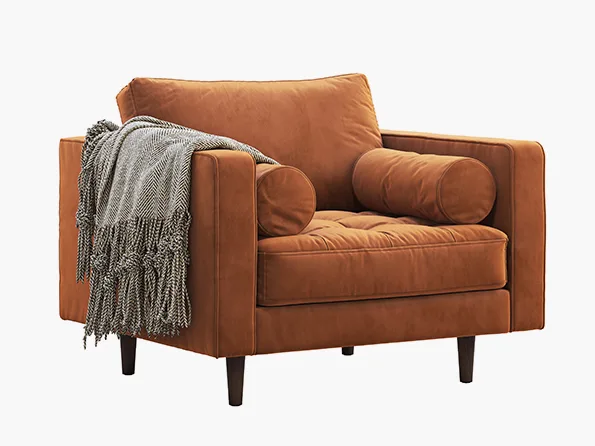 upholstered armchair available from distributor Móveis São Jorge